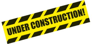 Image of Construction Tape to signify that the webpage is under construction.